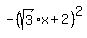 -%28sqrt%283%29%2Ax+%2B+2%29%5E2