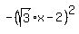 -%28sqrt%283%29%2Ax+-+2%29%5E2