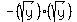 -%28sqrt%28y%29%29%28sqrt%28y%29%29