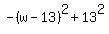 -%28w-13%29%5E2+%2B+13%5E2