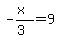 -%28x%29%2F%283%29=9