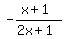 -%28x%2B1%29%2F%282x%2B1%29
