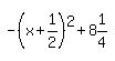 -%28x%2B1%2F2%29%5E2%2B8%261%2F4