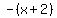 -%28x%2B2%29