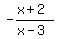 -%28x%2B2%29%2F%28x-3%29
