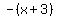 -%28x%2B3%29