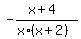 -%28x%2B4%29%2F%28x%2A%28x%2B2%29%29