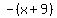 -%28x%2B9%29