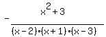 -%28x%5E2%2B3%29%2F%28%28x-2%29%28x%2B1%29%28x-3%29%29