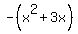 -%28x%5E2%2B3x%29