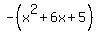 -%28x%5E2+%2B+6x+%2B+5%29