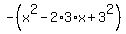 -%28x%5E2+-2%2A3%2Ax%2B3%5E2%29