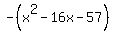 -%28x%5E2-16x-57%29