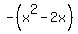 -%28x%5E2-2x%29