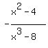 -%28x%5E2-4%29%2F%28x%5E3-8%29
