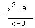 -%28x%5E2-9%29%2F%28x-3%29