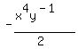 -%28x%5E4y%5E%28-1%29%29%2F%282%29