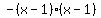 -%28x-1%29%28x-1%29