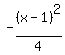 -%28x-1%29%5E2%2F4