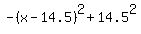 -%28x-14.5%29%5E2+%2B+14.5%5E2