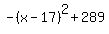 -%28x-17%29%5E2%2B289