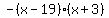 -%28x-19%29%28x%2B3%29