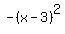 -%28x-3%29%5E2