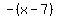 -%28x-7%29