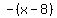 -%28x-8%29
