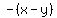 -%28x-y%29