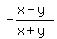 -%28x-y%29%2F%28x+%2B+y%29