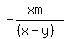 -%28xm%29%2F%28%28x-y%29%29
