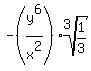 -%28y%5E6%2Fx%5E2%29root%283%2C1%2F3%29