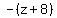 -%28z%2B8%29