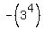 -+%283%5E4%29