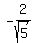 -+2%2Fsqrt%285%29