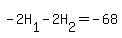 -+2H%5B1%5D+-+2H%5B2%5D+=+-+68