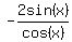 -+2sin%28x%29+%2Fcos%28x%29