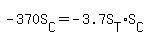 -+370S%5BC%5D+=+-+3.7S%5BT%5D%2AS%5BC%5D