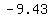-+9.43