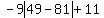 -+9abs%2849+-+81%29+%2B+11