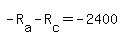 -+R%5Ba%5D+-+R%5Bc%5D+=+-2400+