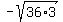 -+sqrt%2836+%2A+3%29