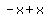 -+x+%2B+x
