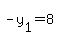 -+y%5B1%5D+=+%2B+8