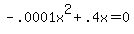 -.0001x%5E2+%2B+.4x+=+0