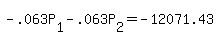 -.063P%5B1%5D+-+.063P%5B2%5D+=+-12071.43+