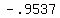 -.9537