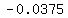 -0.0375