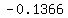 -0.1366